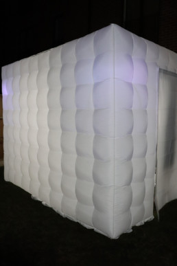 inflatable PixelBot photo booth.